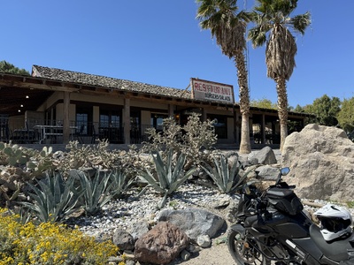 Exterior of Panamint Springs Resort restaurant